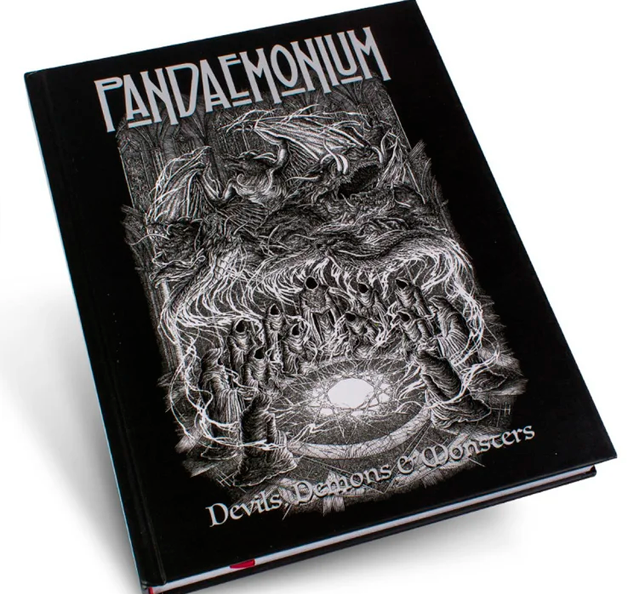 Pandaemonium -tatuointitaidekirja jossa Ilari Musta oli mukana.